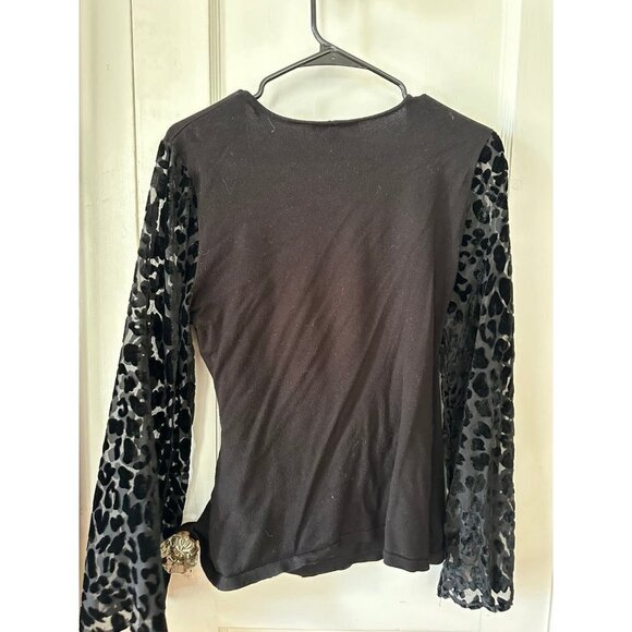 INC Women’s size Medium Black blouse - Picture 7 of 7